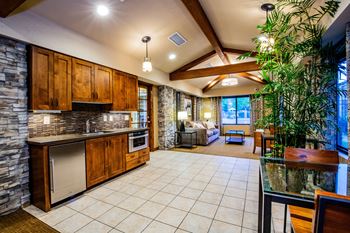 Sky harbor apartments clubhouse kitchen